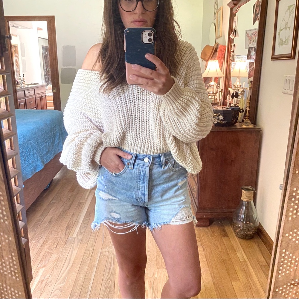 Abercrombie & Fitch High Rise Mom Shorts